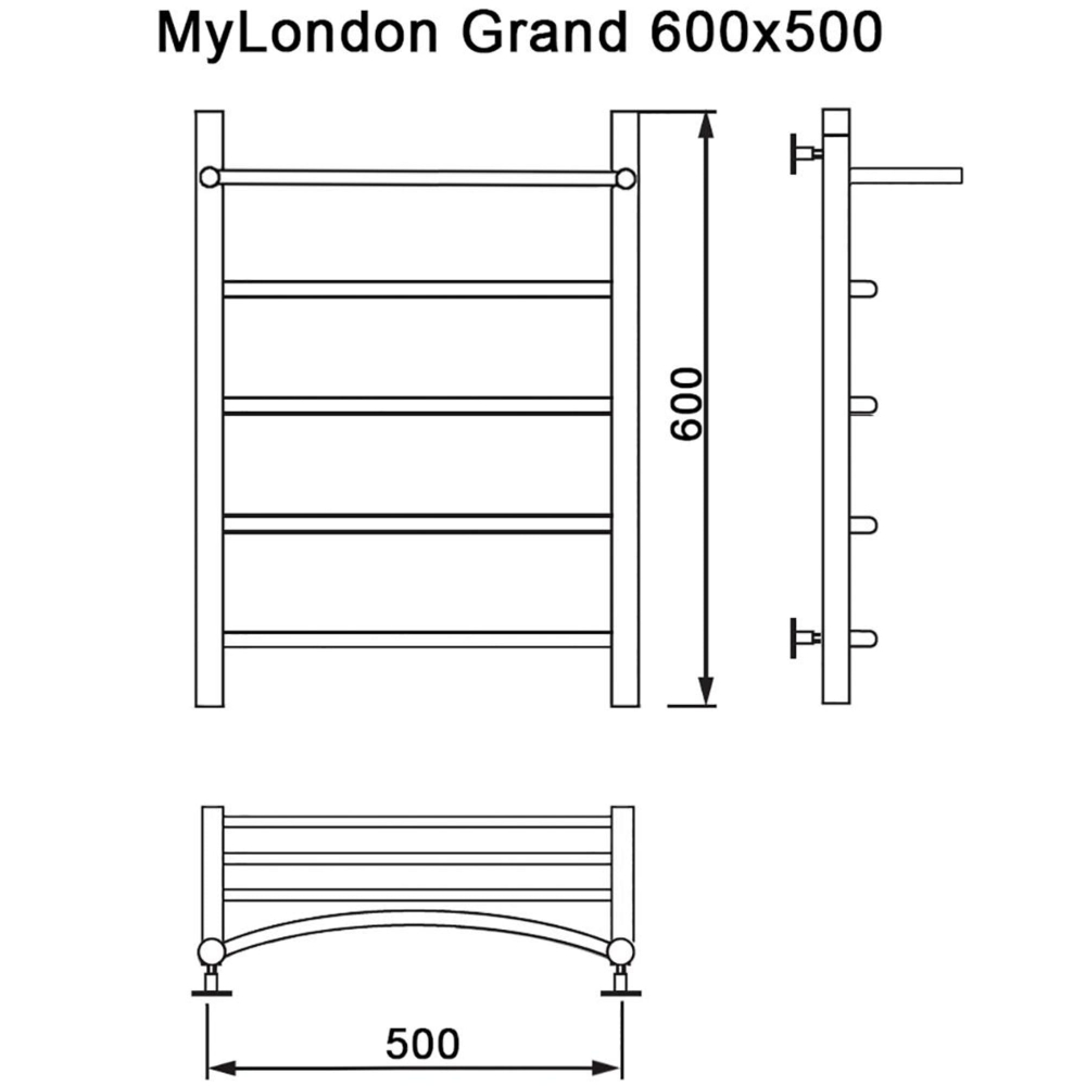 Полотенцесушитель My London (Grand) 50х60