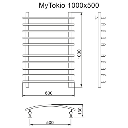 Полотенцесушитель My Tokio 50/100