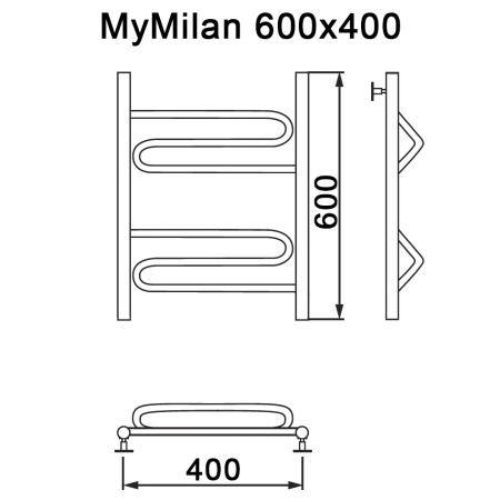 Полотенцесушитель My Milan 40х60