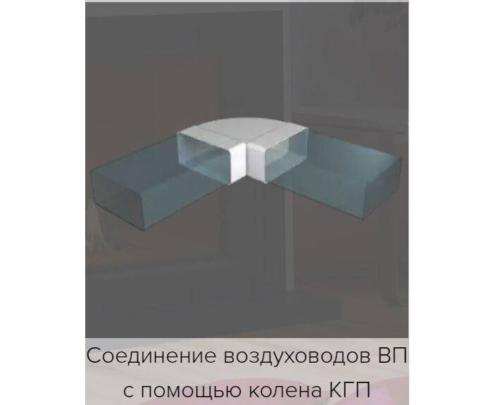 Колено горизонтальное 90"