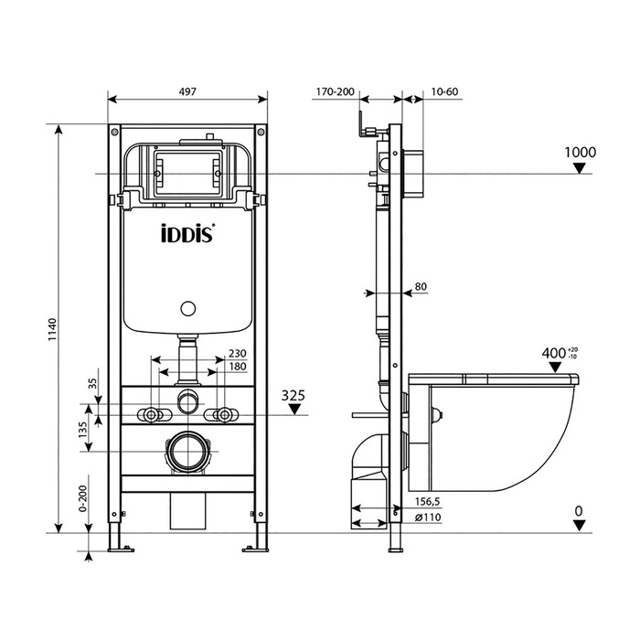 Инсталляция Iddis Profix PRO0000i32