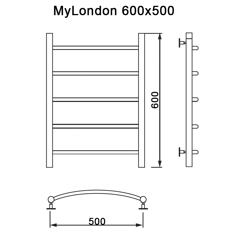 Полотенцесушитель My London 50х60