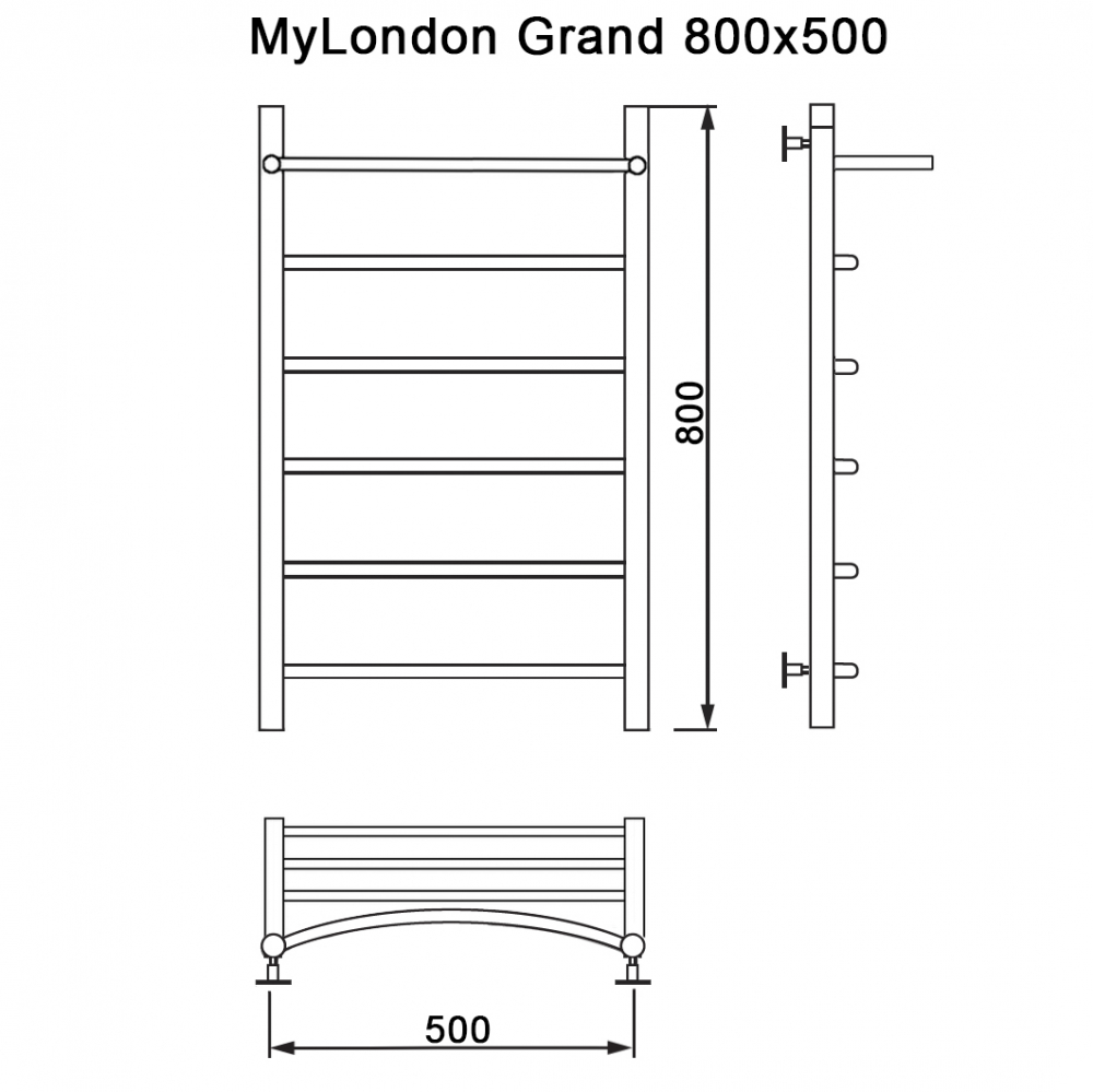 Полотенцесушитель My London (Grand) 50х80