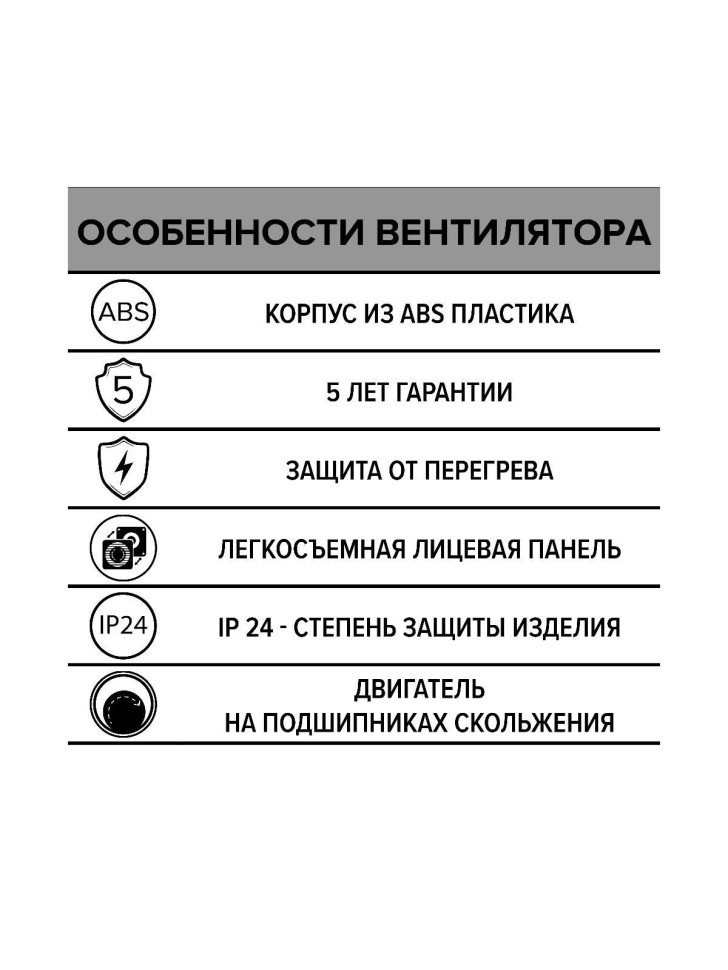 Вентилятор накладной Wave 100 ERA