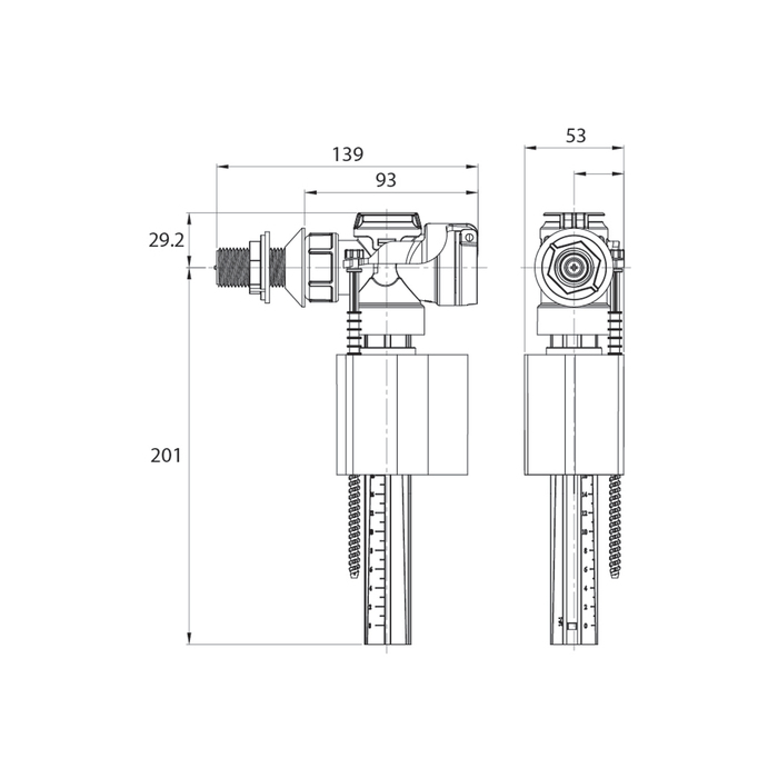 Клапан Iddis боковой F012400-0006
