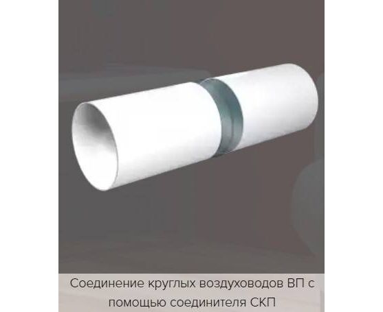 Воздуховод 100 2.0м круглый