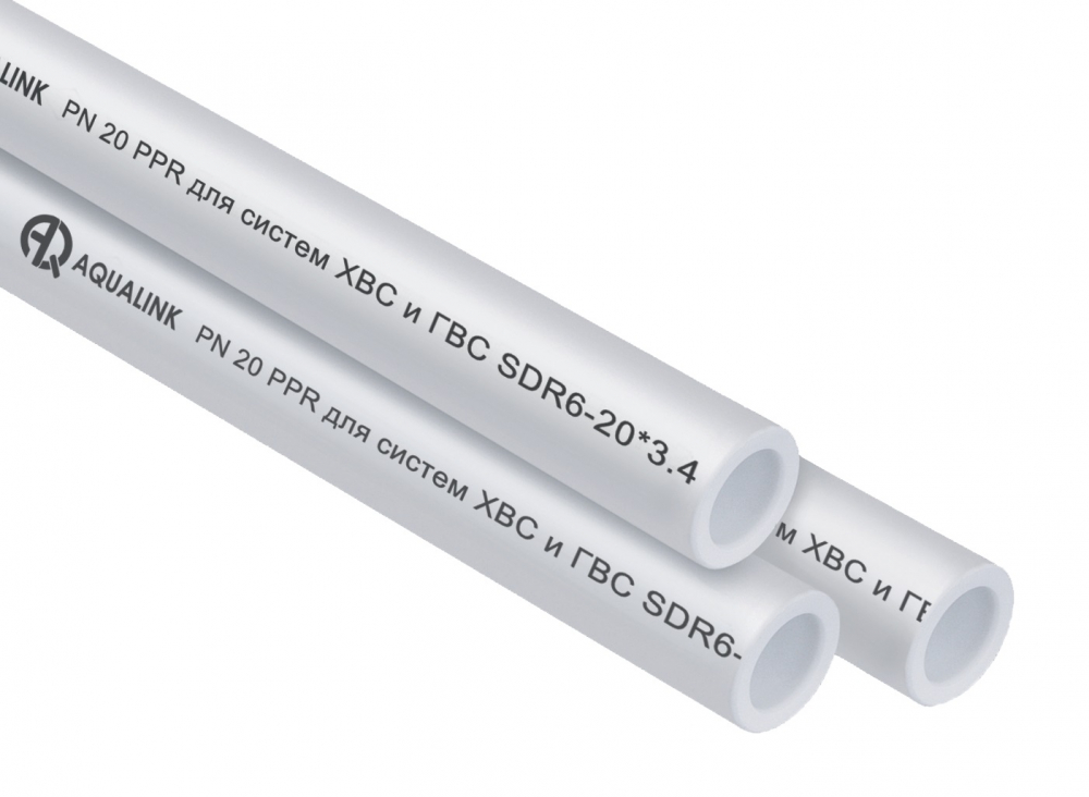 PPR Труба D50     4м PN20 Aqualink
